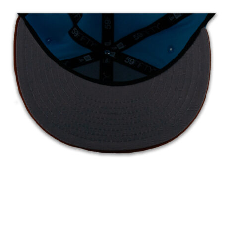 New Era 59Fifty San Diego Padres Color Block Fitted Hat Doscientos Blue Copper - Image 7