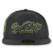 New-Era-59Fifty-San-Diego-Padres-Graffiti-Script-Fitted-Hat-Dark-Graphite-Gray-Neon-Green-Front.jpg