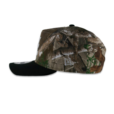 New Era 9Forty Atlanta Braves Two Tone A-Frame Snapback Hat Realtree Camouflage Black - Image 4