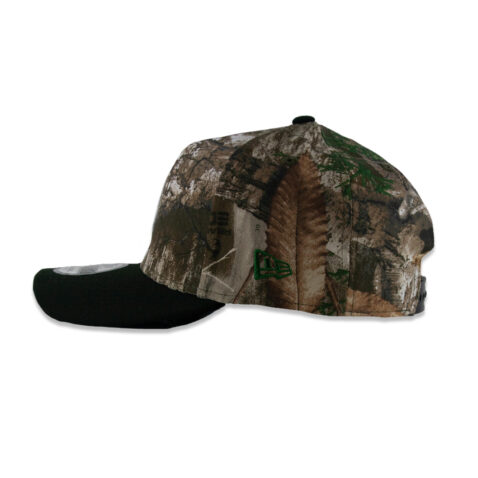 New Era 9Forty Los Angeles Dodgers Two Tone A-Frame Snapback Hat Realtree Camouflage Black - Image 4