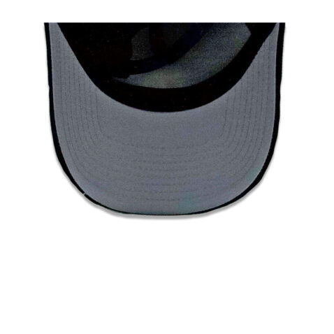 New Era 9Forty San Diego Padres A-Frame Mesh Trucker Snapback Hat Black Gold - Image 7