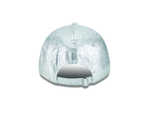 New Era 9Forty San Diego Padres Sparkly Snapback Hat Metallic Silver Brown - Image 5