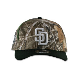 New Era 9Forty San Diego Padres Two Tone A-Frame Snapback Hat Realtree Camouflage Black
