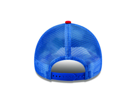 New Era 9Forty USA Eagle Patch Mesh Trucker A-Frame Snapback Hat Red White Blue - Image 5