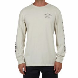 Salty Crew Kamikaze Premium Long Sleeve T-Shirt Bone White