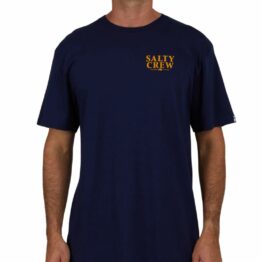 Salty Crew  Yellowfin Classic Short Sleeve T-Shirt Navy