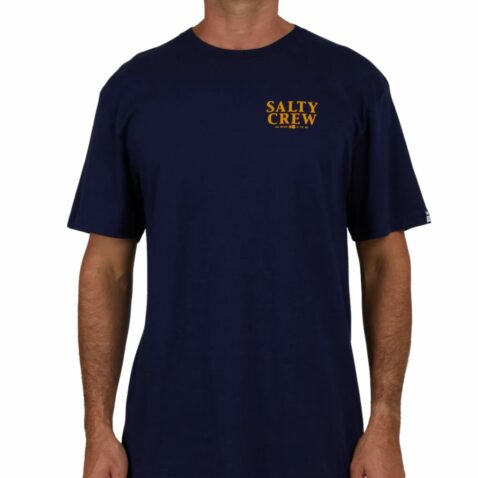 Salty Crew  Yellowfin Classic Short Sleeve T-Shirt Navy