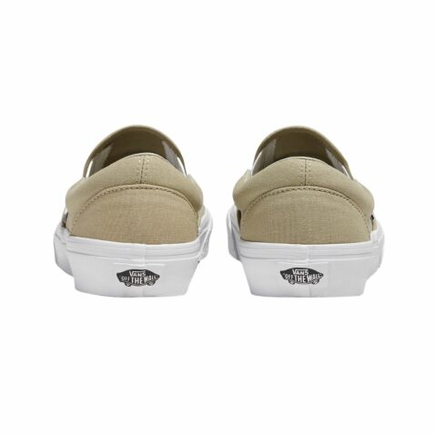 Vans Classic Slip-On Shoe Check Bumper Khaki - Image 4
