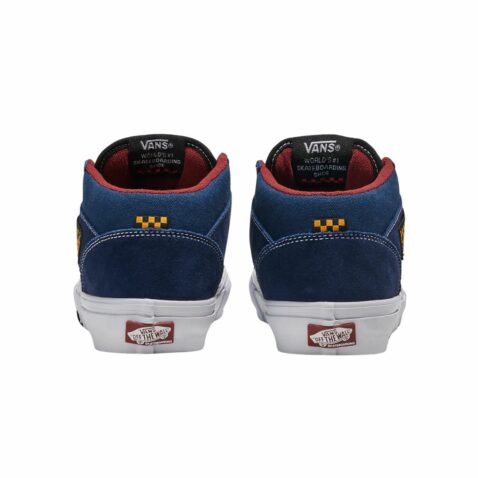Vans Skate Half Cab Shoe Navy Burgundy - Image 5
