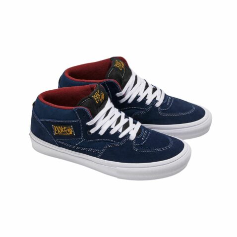 Vans Skate Half Cab Shoe Navy Burgundy - Image 2