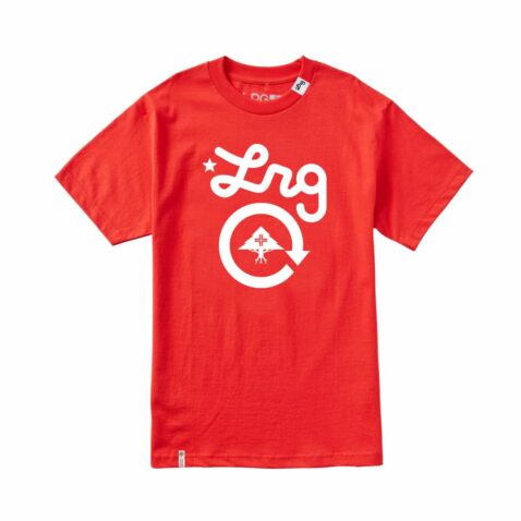 LRG Cycle Logo Short Sleeve T-Shirt Red