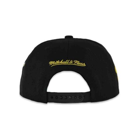 Mitchell & Ness San Diego Padres Triple Play Cooperstown Snapback Hat Black - Image 5