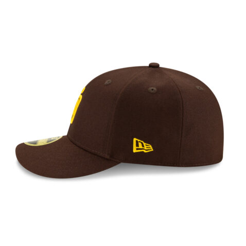 New Era 59Fifty Low Profile San Diego Padres 2024 Post Season Side Patch On Field Game Fitted Hat - Image 4