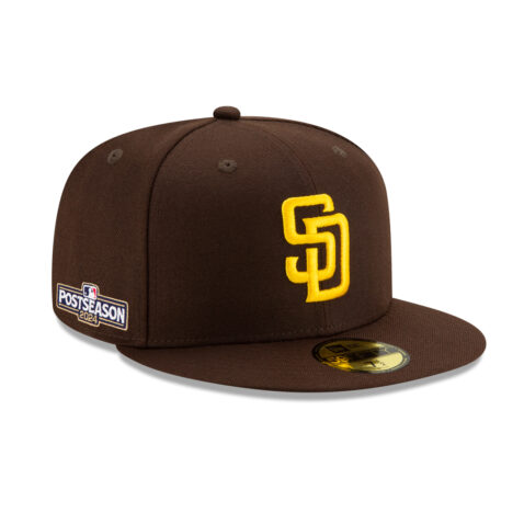 New Era 59Fifty San Diego Padres 2024 Post Season Side Patch On Field Game Youth Fitted Hat - Image 3