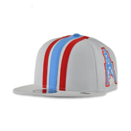New Era 9Fifty Houston Oilers Helmet Snapback Hat Red White Blue