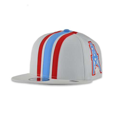 New Era 9Fifty Houston Oilers Helmet Snapback Hat Red White Blue
