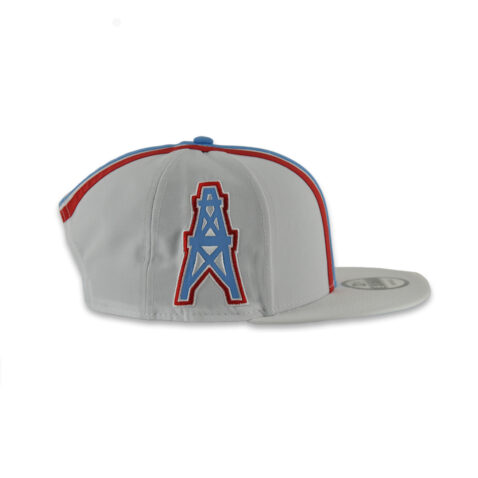 New Era 9Fifty Houston Oilers Helmet Snapback Hat Red White Blue - Image 6