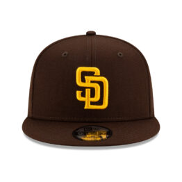 New Era 9Fifty San Diego Padres 2024 Post Season Side Patch On Field Game Snapback Hat