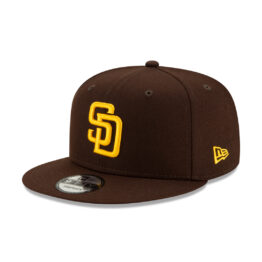 New Era 9Fifty San Diego Padres 2024 Post Season Side Patch On Field Game Snapback Hat