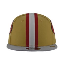 New Era 9Fifty San Francisco 49ers Helmet Snapback Hat Gold Red