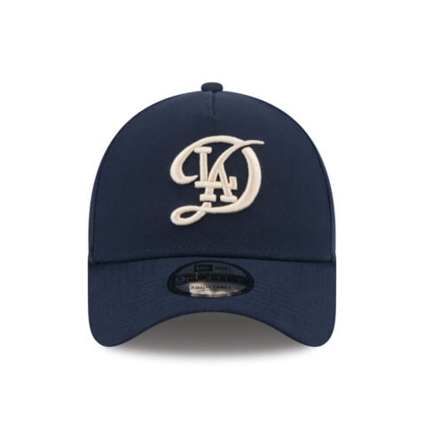 New Era 9Forty Los Angeles Dodgers Official City Connect A-Frame Snapback Hat Dark Navy