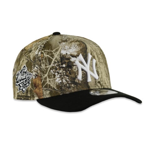 New Era 9Forty New York Yankees Two Tone A-Frame Snapback Hat Realtree Camouflage Black - Image 3
