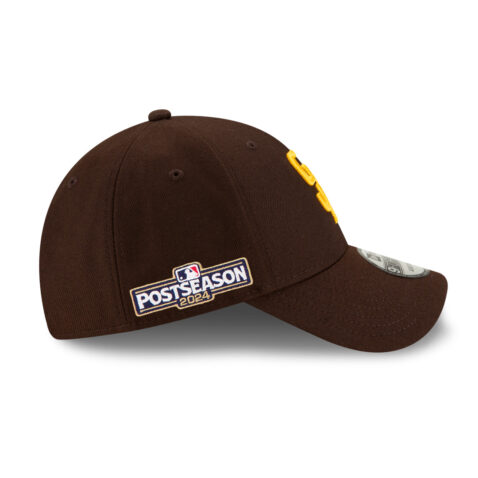 New Era 9Forty San Diego Padres 2024 Post Season Side Patch On Field Game Strapback Hat - Image 6