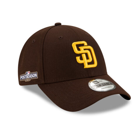 New Era 9Forty San Diego Padres 2024 Post Season Side Patch On Field Game Strapback Hat - Image 3