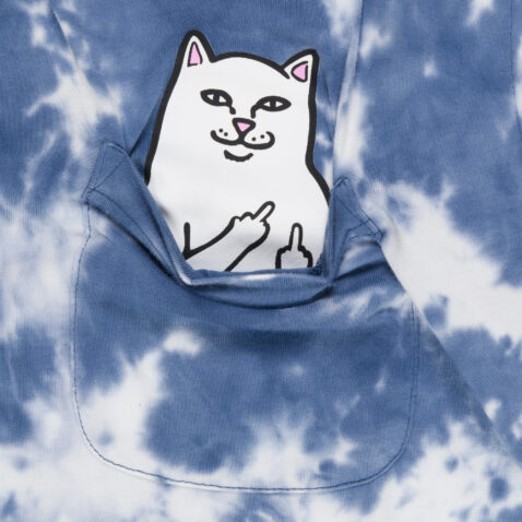 Ripndip Lord Nermal Short Sleeve Pocket T-Shirt Slate Lightning Wash