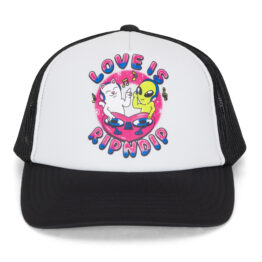Ripndip Love Is Snapback Hat White Black