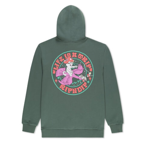 Ripndip Take A Trip Pullover Hoodie Alpine Green - Image 3
