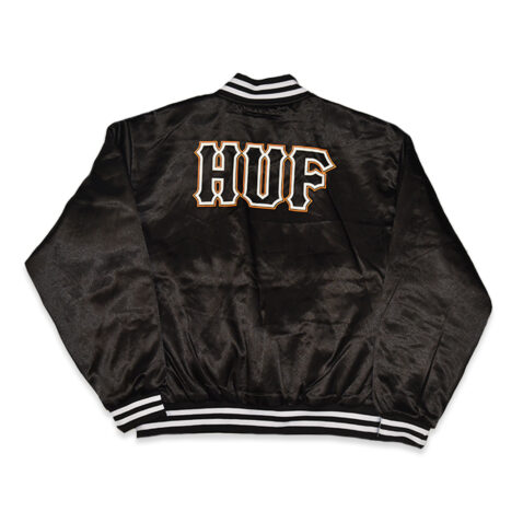 HUF Back 2 Back Reversible Jacket Black Orange - Image 2