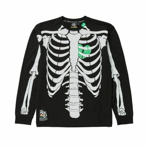 LRG 99 Dead Serious Long Sleeve Knit Black White