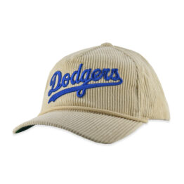 Mitchell & Ness Los Angeles Dodgers Cordy Deadstock Snapback Hat Off White