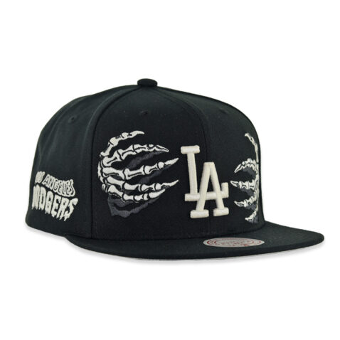 Mitchell & Ness x JBones Los Angeles Dodgers Snapback Black - Image 3