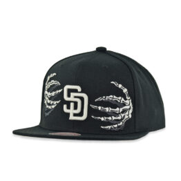 Mitchell & Ness x JBones San Diego Padres Snapback Hat Black