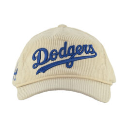 Mitchell & Ness Los Angeles Dodgers Cordy Deadstock Snapback Hat Off White