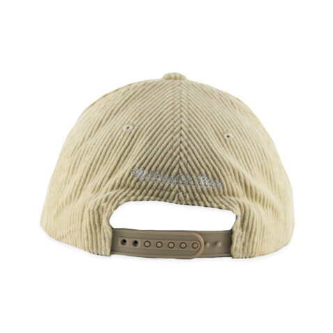Mitchell & Ness Los Angeles Dodgers Cordy Deadstock Snapback Hat Off White - Image 5