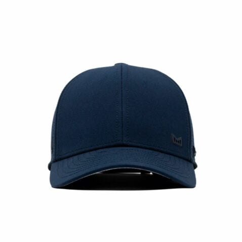 Melin Hydro A-Game Icon Snapback Hat Navy Blue