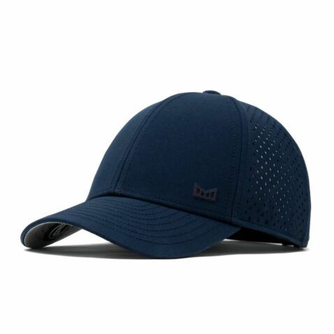 Melin Hydro A-Game Icon Snapback Hat Navy Blue