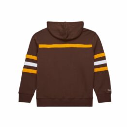 Mitchell & Ness San Diego Head Coach Friar Faithful Pullover Hoodie Brown Gold