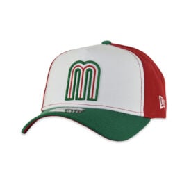 New Era 9Forty Mexico Aztec Two Tone A-Frame Snapback Hat White Red Green
