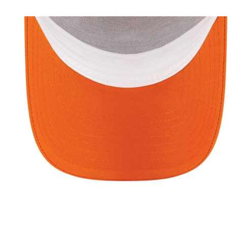 New Era 9Forty Rocky Mountains Patch Mesh Trucker A-Frame Snapback Hat Burnt Orange White - Image 7