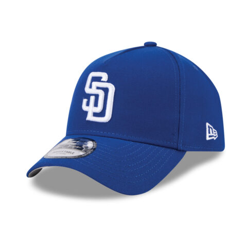 New Era 9Forty San Diego Padres Snapback Hat Royal Blue White