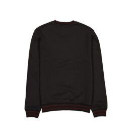 New Era San Diego Padres Arch Word Logo Crewneck Sweatshirt Black Gold