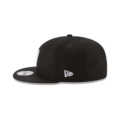 New Era 9Fifty Washington Nationals Basic Snapback Hat Black White - Image 4