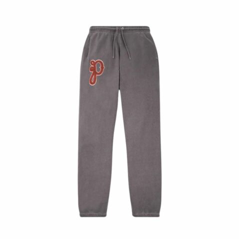 Paper Planes P's Script Jogger Pants Washed Fog