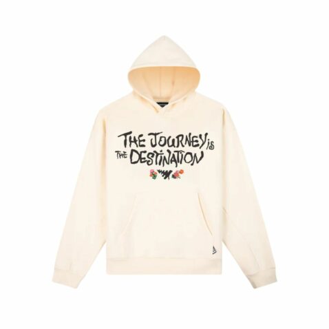 Paper Planes The Journey Hoodie Hooder Pullover Eggshell White