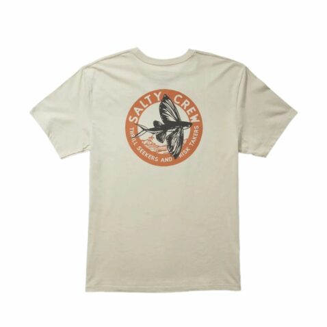Salty Crew Fly By Short Sleeve T-Shirt Bone White