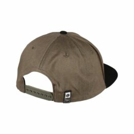 Salty Crew Infield 5 Panel Snapback Hat Olive Black